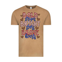 Vintage Camel bold stripes bright stars brave hearts Vintage Tee - JahusDesignShop