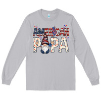 Moon Dust american papa with gnome Long Sleeve Tee - NancyCooperArtShop