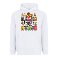White nacho average nurse Heavyweight Hoodie - LillyAllenDesigns