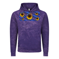 Cloud Purple american flag sunflowers 16oz libbey cup Vintage Hoodie - HRA Design Shop