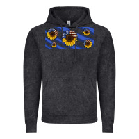 Vintage Black american flag sunflowers 16oz libbey cup Vintage Hoodie - HRA Design Shop