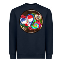 Navy dominican republic coasters Heavyweight Sweatshirt - AdoDesignShop
