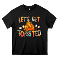Black let's get toasted Heavy Core Tee - RanaPortraitStore