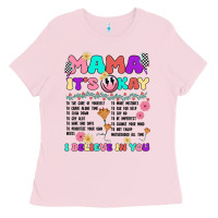 Bubblegum Pink mama it's okay Ladies Tee - JahusDesignShop