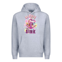 Heather Grey Rebuse To Sink Premium Hoodie - Bettercallsaul