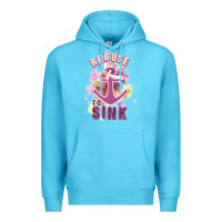 Ocean Blue Rebuse To Sink Premium Hoodie - Bettercallsaul