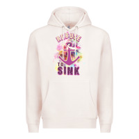 Pale Pink Rebuse To Sink Premium Hoodie - Bettercallsaul