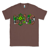 Chestnut Western St. Patrick's Day Love Cross Classic Tee - Artiststas