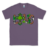 Lavender Western St. Patrick's Day Love Cross Classic Tee - Artiststas