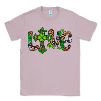 Lilac Western St. Patrick's Day Love Cross Classic Tee - Artiststas