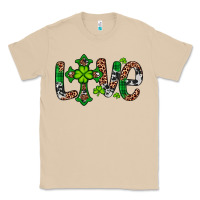 Mushroom Western St. Patrick's Day Love Cross Classic Tee - Artiststas