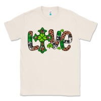 Natural Western St. Patrick's Day Love Cross Classic Tee - Artiststas