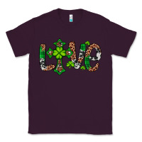 Plum Western St. Patrick's Day Love Cross Classic Tee - Artiststas