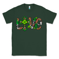 Sports Green Western St. Patrick's Day Love Cross Classic Tee - Artiststas