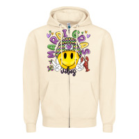 Sandshell mardi gras vibes Zipper Hoodie - MaliasSmallBusiness