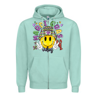 Seafoam mardi gras vibes Zipper Hoodie - MaliasSmallBusiness