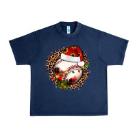 Navy Christmas baseball Urban Heavy Tee - JahusDesignShop
