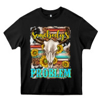 Black somebodys problem Heavy Core Tee - texasbilliewilder