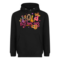Black hola bitchachos mexico cinco de mayo Heavyweight Hoodie - LillyAllenDesigns
