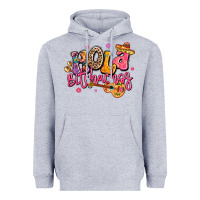 Heather Grey hola bitchachos mexico cinco de mayo Heavyweight Hoodie - LillyAllenDesigns