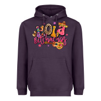Plum hola bitchachos mexico cinco de mayo Heavyweight Hoodie - LillyAllenDesigns