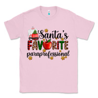 Bubblegum Pink santa's favorite  paraprofesyonal Classic Tee - AdoDesignShop