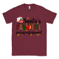 Burgundy santa's favorite  paraprofesyonal Classic Tee - AdoDesignShop