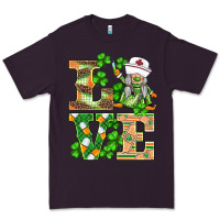 Plum st.patricks nurse love gnomies Premium Tee - BarkalooDesign