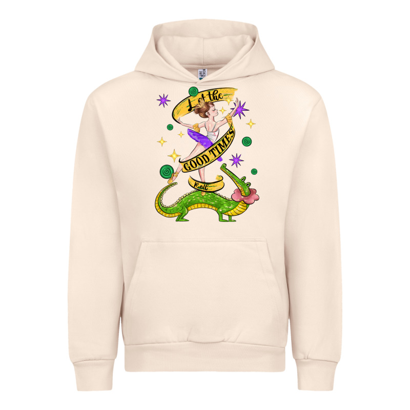 Let The Good Times Roll (2) Urban Hoodie by CowGirlArtShop | Teevron