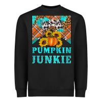 Black pumpkin junkie Heavyweight Sweatshirt - Artiststas