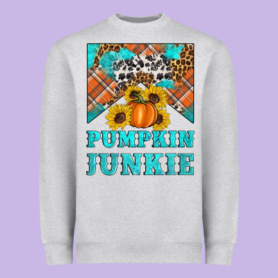 Pumpkin Junkie Heavyweight Sweatshirt Designed By Artiststas