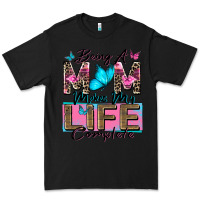 Black being a mom makes my life complete Premium Tee - Zillion Design Studio