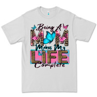 Dove Grey being a mom makes my life complete Premium Tee - Zillion Design Studio