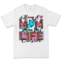 White being a mom makes my life complete Premium Tee - Zillion Design Studio