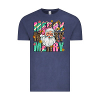 Vintage Denim merry merry merry Vintage Tee - AdoDesignShop