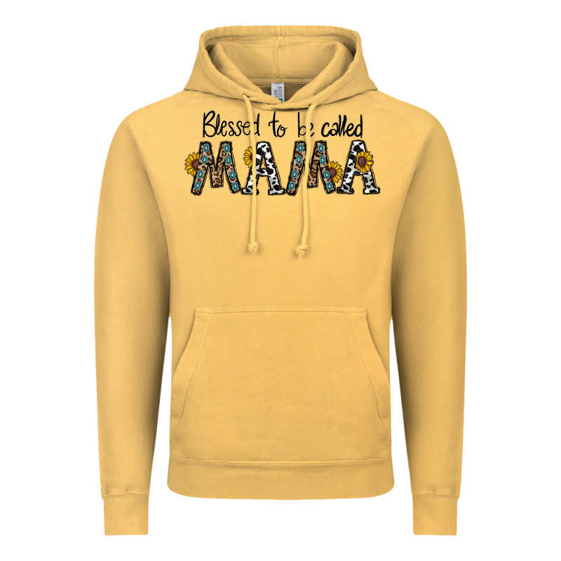 Blessed To Be Called Mama Vintage Hoodie by CowhideDigitalArt | Teevron