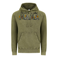 Vintage Olive blessed to be called mama Vintage Hoodie - CowhideDigitalArt