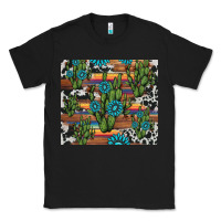 Black cactus gemstone Classic Tee - AdoDesignShop