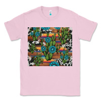 Bubblegum Pink cactus gemstone Classic Tee - AdoDesignShop