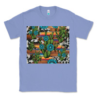 Colony Blue cactus gemstone Classic Tee - AdoDesignShop