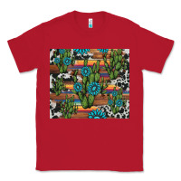 Red cactus gemstone Classic Tee - AdoDesignShop