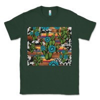 Sports Green cactus gemstone Classic Tee - AdoDesignShop