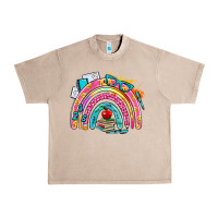 French Oak school rainbow Urban Heavy Tee - AdoDesignShop