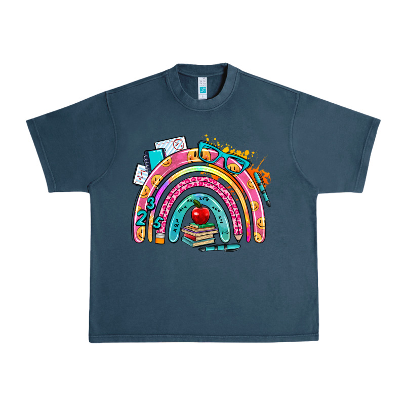 School Rainbow Urban Heavy Tee by AdoDesignShop | Teevron