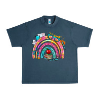 Midnight Navy school rainbow Urban Heavy Tee - AdoDesignShop