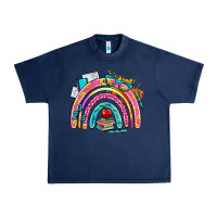 Navy school rainbow Urban Heavy Tee - AdoDesignShop
