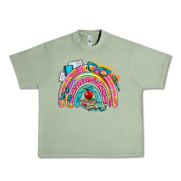 Oil Green school rainbow Urban Heavy Tee - AdoDesignShop