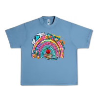 Pebble Blue school rainbow Urban Heavy Tee - AdoDesignShop