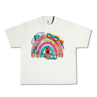 Pistachio school rainbow Urban Heavy Tee - AdoDesignShop