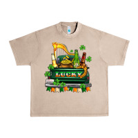 French Oak lucky truck with flags and beers Urban Heavy Tee - AdoDesignShop